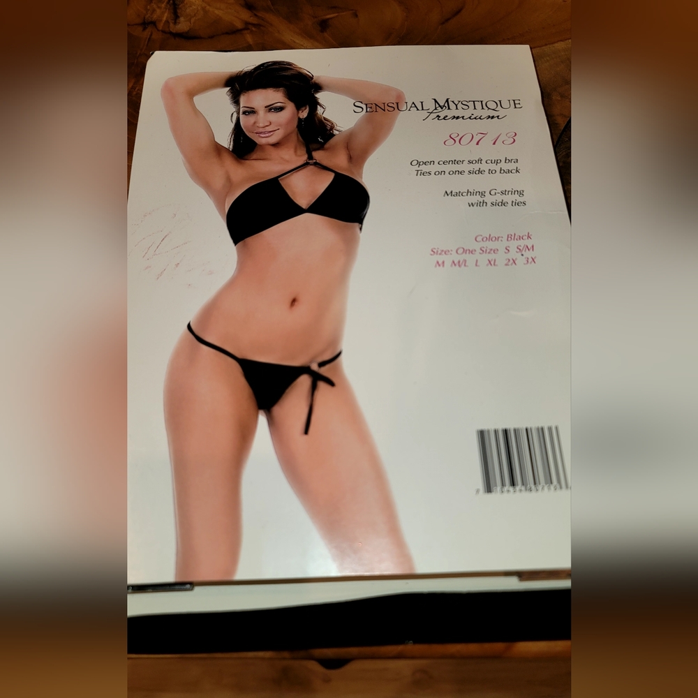 Sensual Mystique Black Bikini Set